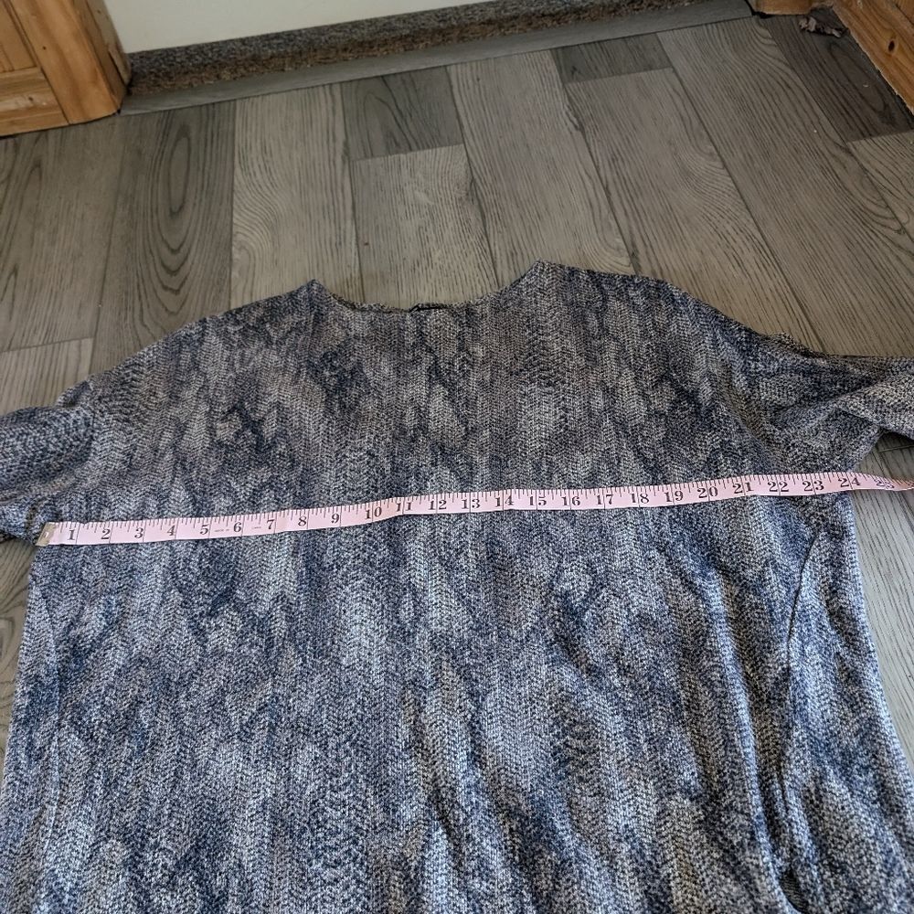 Clara Sun Woo Python Snake Print Sweater Top Size… - image 6